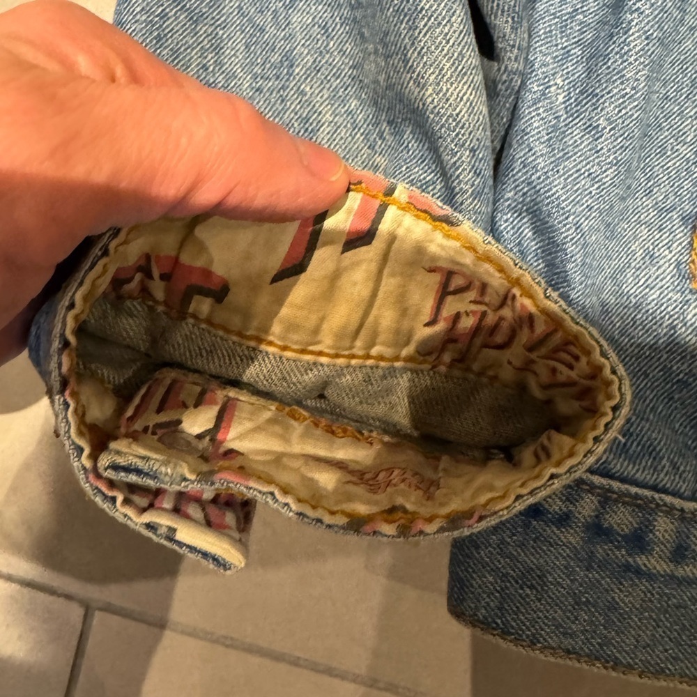 Planet Hollywood Denim Jacket Sz M - Picture 4 of 11